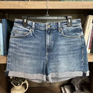 {Rag & Bone} Nina High Rise Cuffed Shortie Shorts, Size 30, NWT